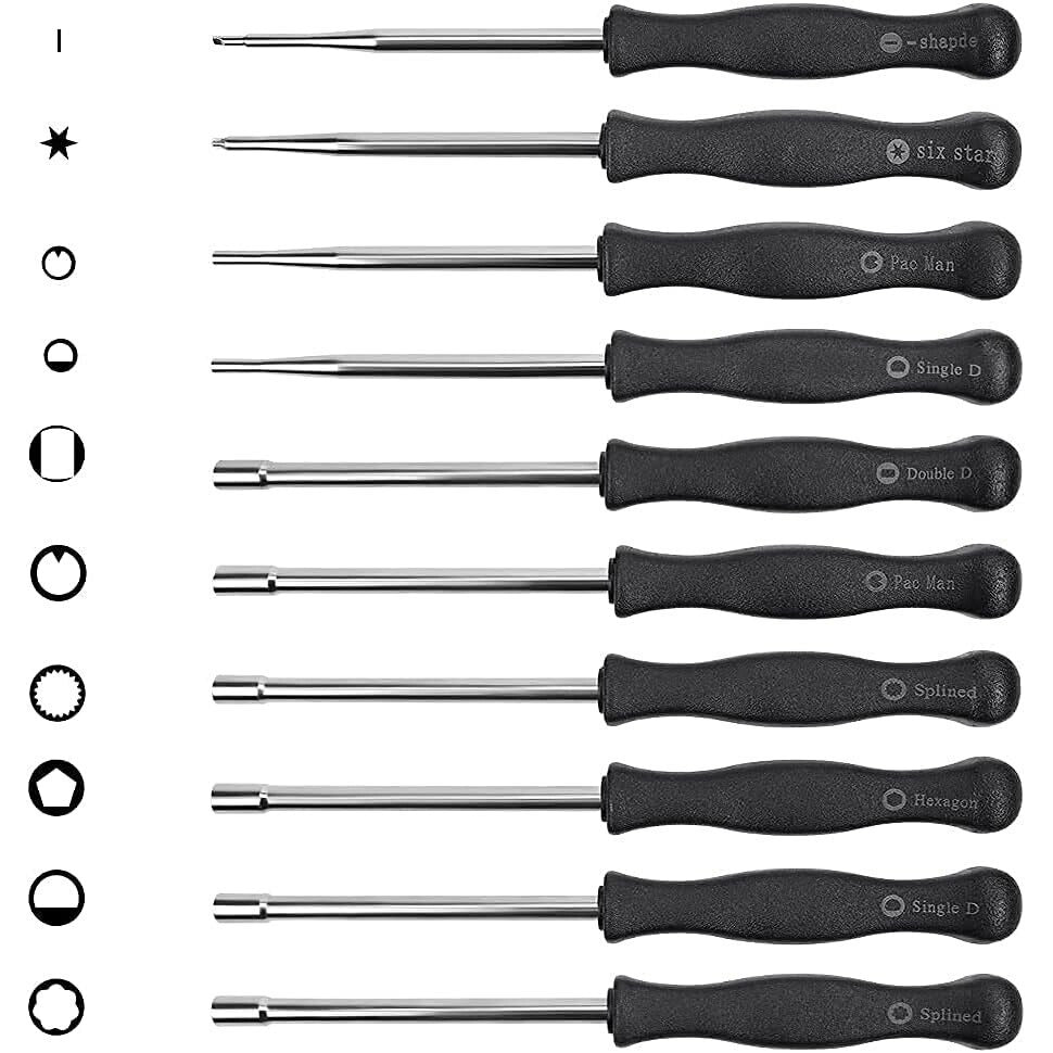 Set 10 surubelnite pentru reglat carburator
