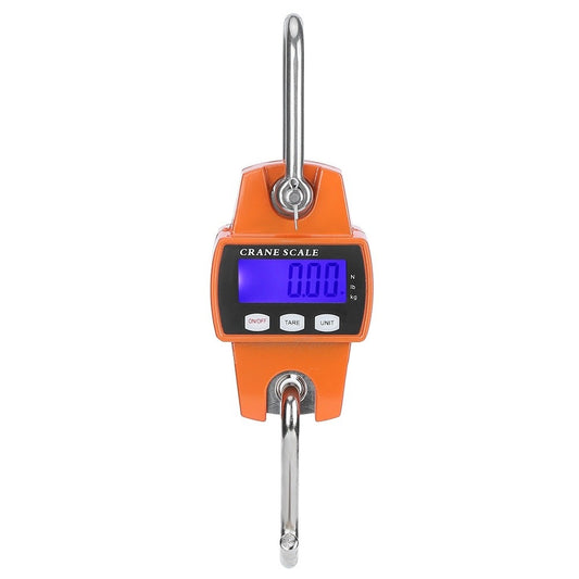 Cantar electronic de mana, Brillo, 300 kg, Ecran LCD, Galben