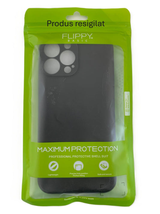 RESIGILAT - Husa protectie Klevo compatibila cu Apple iPhone 13 Pro Max Matte Tpu Negru Mat