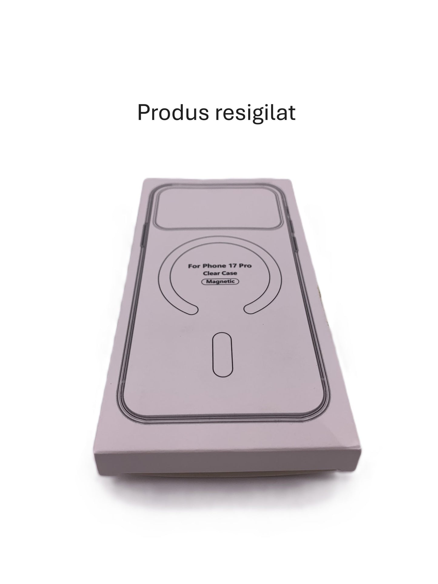 RESIGILAT - Husa Telefon, Klevo, Compatibila Apple iPhone 17 Pro Max, MagSafe, Antisoc, din Silicon + TPU, Transparent