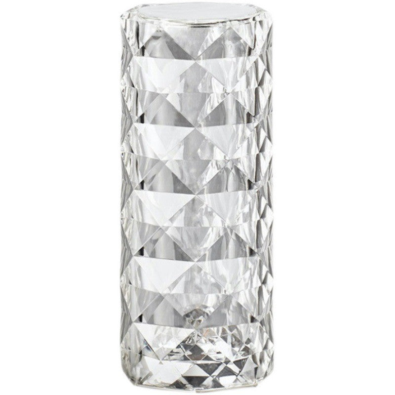 Lampa de birou pe LED RGB, Klevo, dimmer tactil, 3 nivele de intensitate, Cristal Acrilic, cu telecomanda