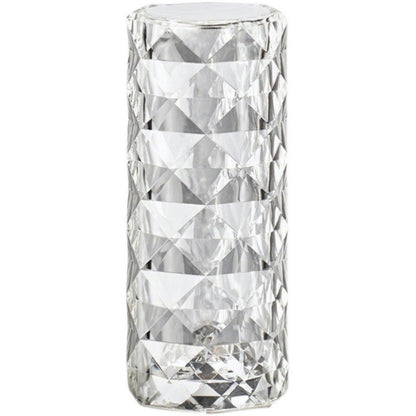 Lampa de birou pe LED RGB, Klevo, dimmer tactil, 3 nivele de intensitate, Cristal Acrilic, cu telecomanda