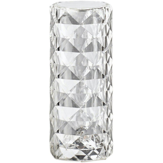 Lampa de birou pe LED RGB, Klevo, dimmer tactil, 3 nivele de intensitate, Cristal Acrilic, cu telecomanda