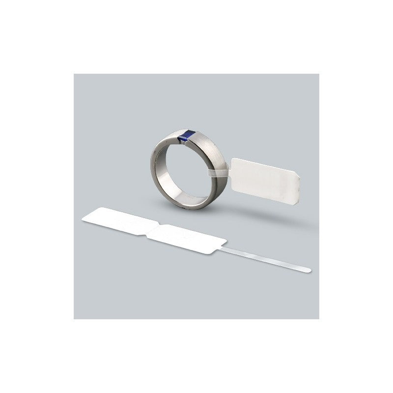 Rola Etichete Bijuterii, Klevo, 1000 et./rola, din Plastic, 90 x 30 mm, Alb