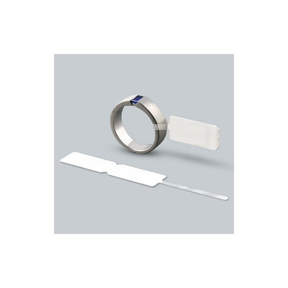 Rola Etichete Bijuterii, Klevo, 1000 et./rola, din Plastic, 90 x 30 mm, Alb