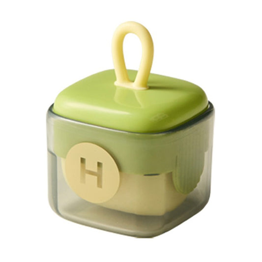 Rola pentru scame, Klevo, Indreptator de Scame Laviabila, forma de Cub din plastic, Portabil si Dragut 6 x 4.3 x 4.3 cm, Verde Matcha