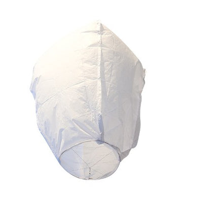 Lampion zburator, Klevo, hartie biodegradabila, Alb