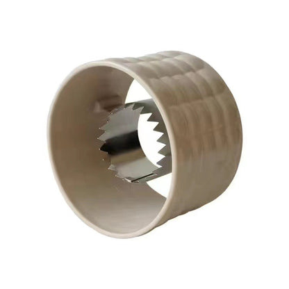 Ustensila pentru Curatare Porumb, Klevo, Diametru 3.6 cm, din Plastic si Otel Inoxidabil, Alb