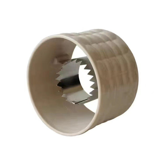 Ustensila pentru Curatare Porumb, Klevo, Diametru 3.6 cm, din Plastic si Otel Inoxidabil, Alb