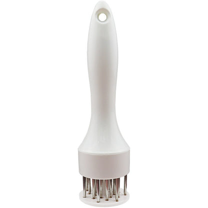 Ustensila pentru fragezit carnea, Klevo, cu 16 de tije ascutite din inox 304, 20 cm, Alb