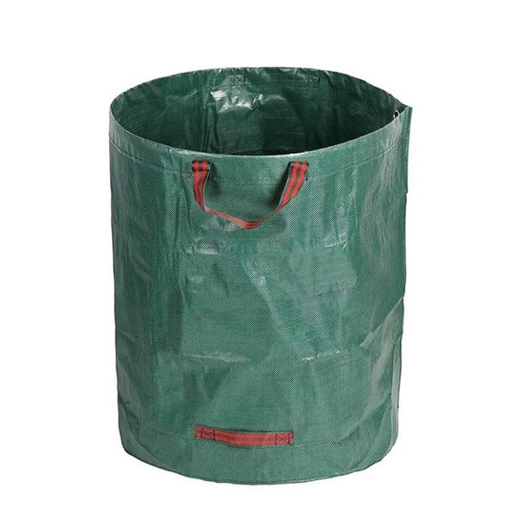 Sac de Colectare a Frunzelor, Klevo, Cos Sac pentru Gradina, Sac de Depozitare a Frunzelor, 45 x 76 cm, 120 l, Verde