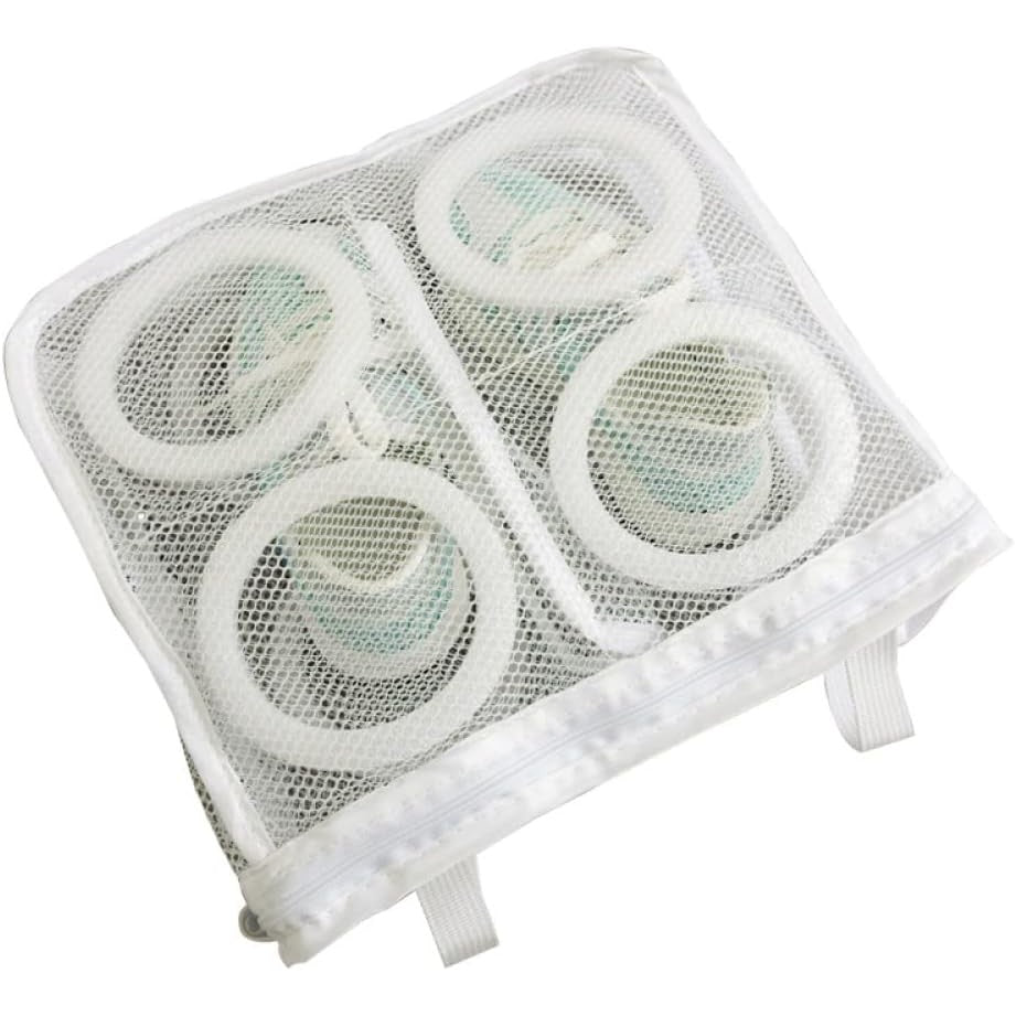 Sac pentru Spalare Incaltaminte, Klevo, pentru Masina de Spalat, 28x24.5x8 cm, Alb