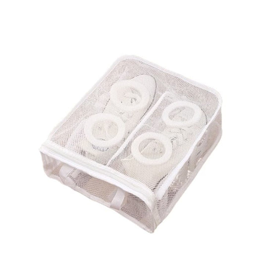 Sac pentru Spalare Incaltaminte, Klevo, pentru Masina de Spalat, 36x30x12 cm, Alb
