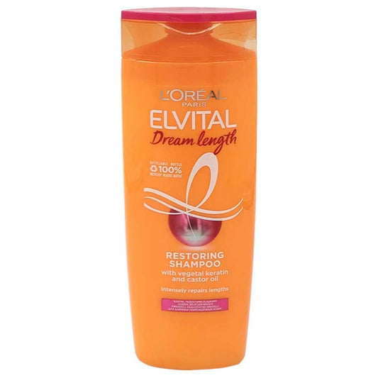 Sampon, Elseve, 400 ml Dream Long Reparator Keratina Vitamine Ulei de Ricin