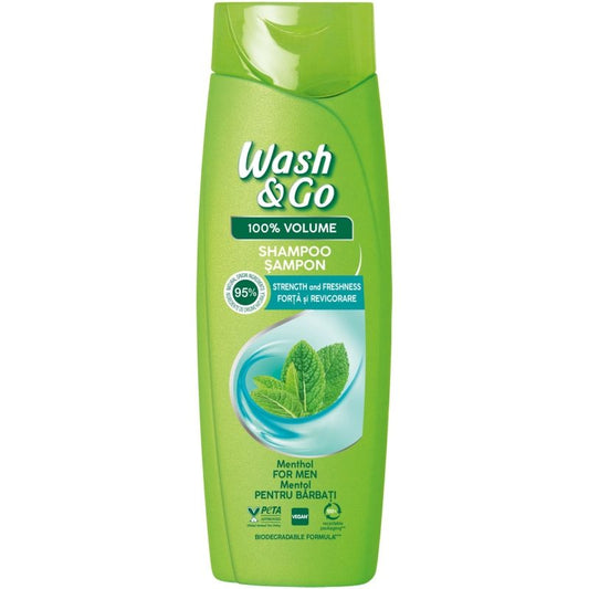 Sampon, Wash si Go, 360 ml Menthol Men