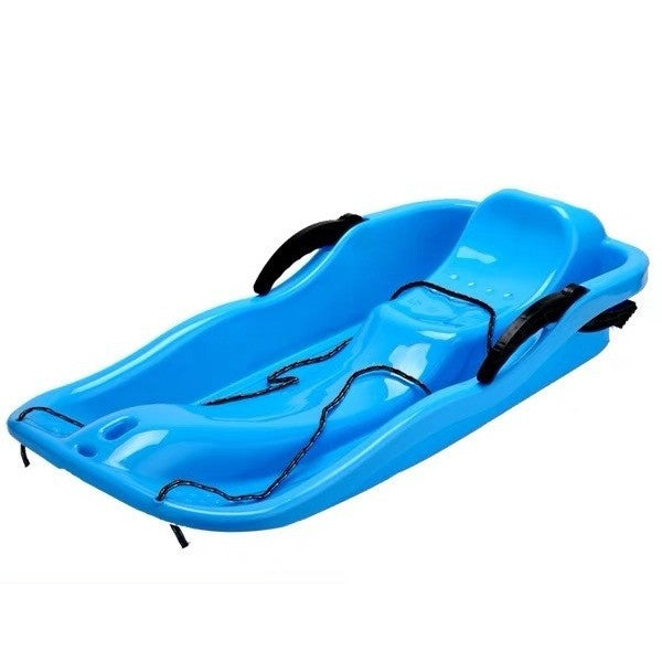 Sanie, Klevo, din Plastic, +3 Ani, 87 x 40 x 17.5 cm, cu Frana si Franghie, pentru Adulti si Copii, Albastru