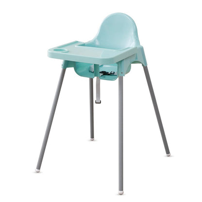 Scaun de Masa, Klevo, pentru Bebelusi si Copii 6-36 Luni, din Plastic/Metal, Centura in 2 Puncte, Tava Detasabila, 63 x 57 x 85 cm, Albastru