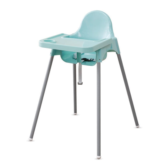 Scaun de Masa, Klevo, pentru Bebelusi si Copii 6-36 Luni, din Plastic/Metal, Centura in 2 Puncte, Tava Detasabila, 63 x 57 x 85 cm, Albastru
