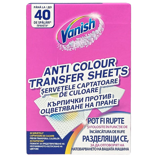 Servetele, Vanish, Captatoare Culoare 40 spalari