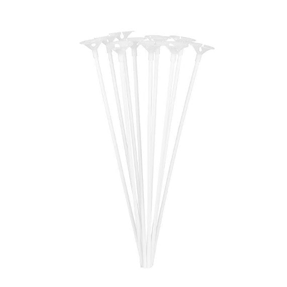 Set 10 Bete cu Rozete pentru Baloane, Klevo, Suporturi de plastic, Usor de instalat, Reutilizabil, Pentru aniversare, Nunta, Ziua de Nastere, Decor
