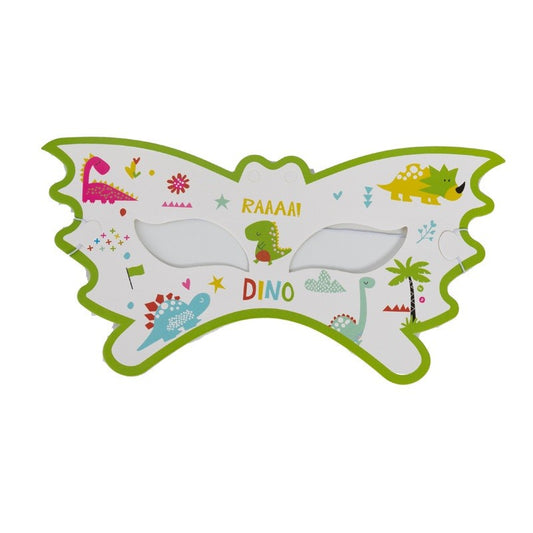 Set 10 Masti Decorative, Klevo, Colectia Dino Park, 18 x 8 cm, din Carton, Multicolor