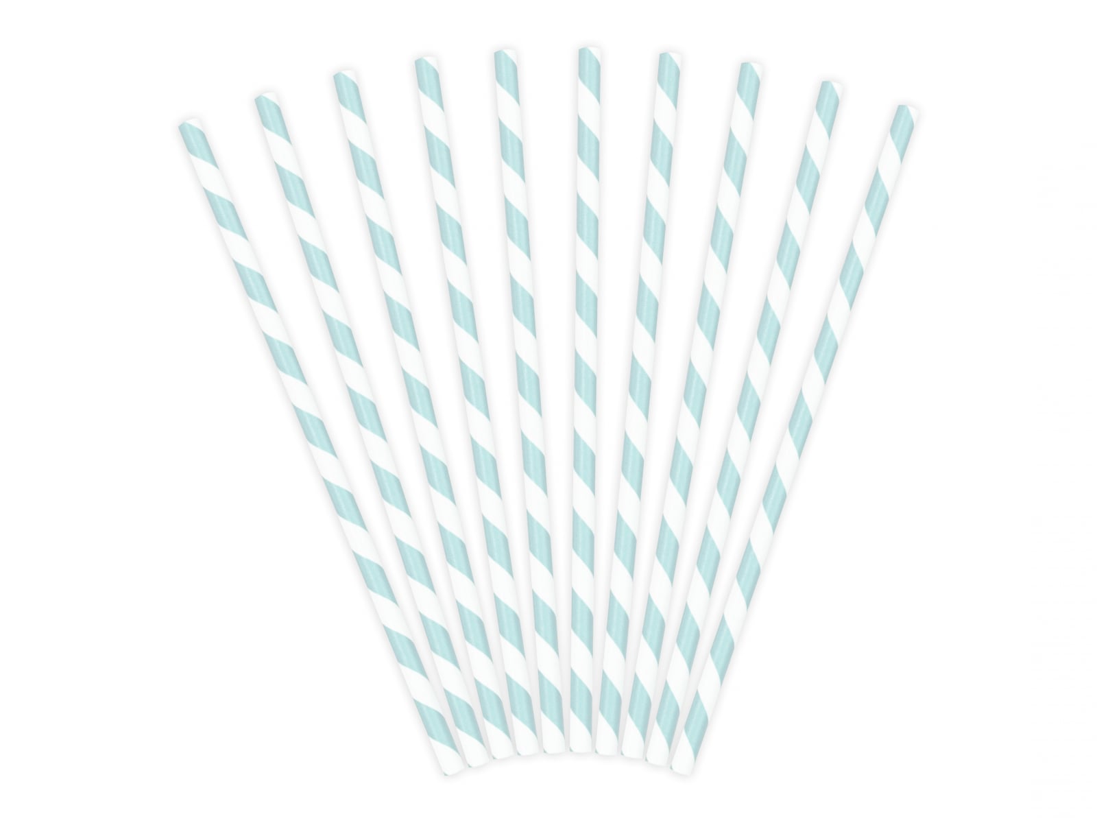Set 10 paie, albastru deschis, 19.5cm