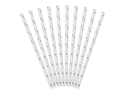 Set 10 paie argintii, 19.5cm