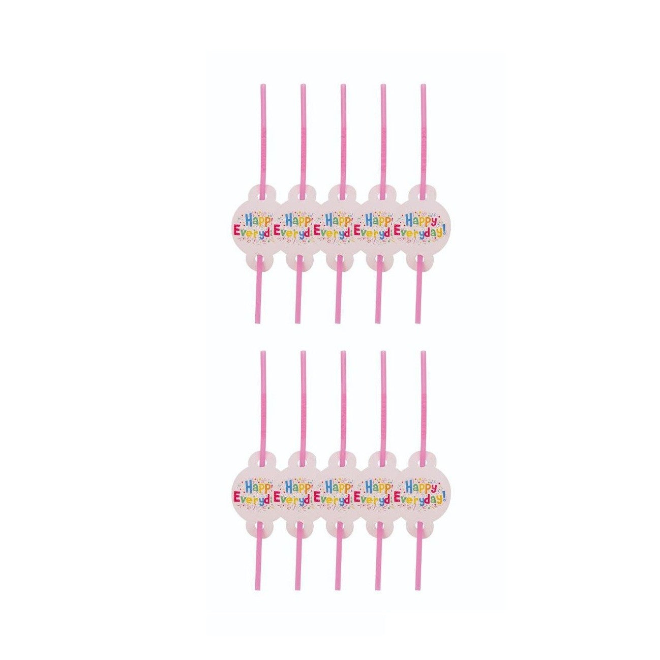 Set 10 Paie, Klevo, Model Happy Everyday, 31 x 16 cm, Multicolor