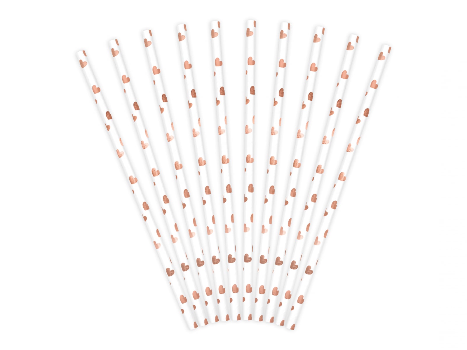 Set 10 paie rose gold, 19.5cm