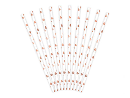 Set 10 paie rose gold, 19.5cm