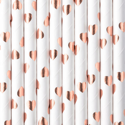 Set 10 paie rose gold, 19.5cm