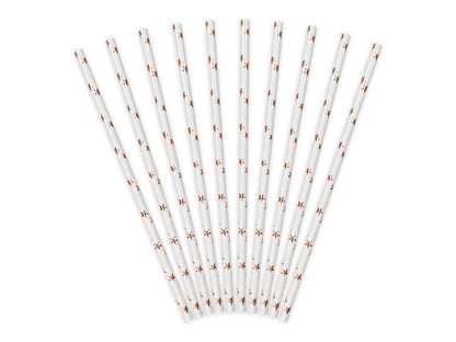 Set 10 paie rose gold, 19.5cm