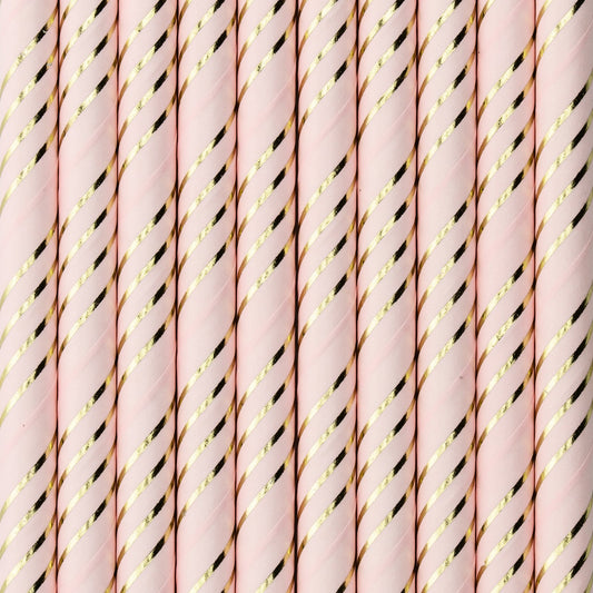 Set 10 paie roz deschis, 19.5cm