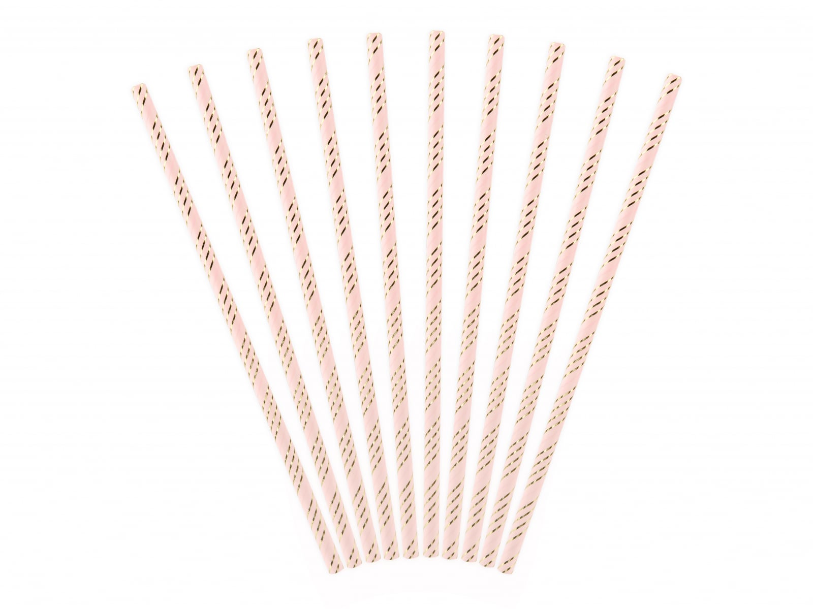 Set 10 paie roz deschis, 19.5cm
