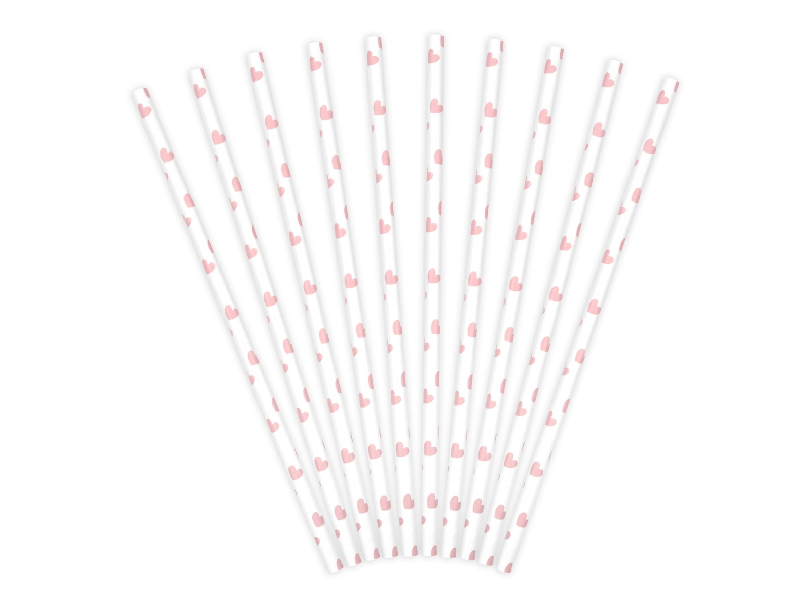 Set 10 paie roz deschis, 19.5cm