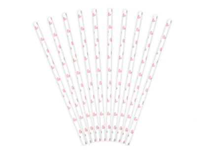 Set 10 paie roz deschis, 19.5cm