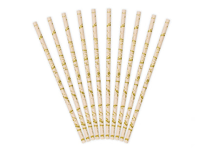 Set 10 paie roz pudra, 19.5cm
