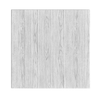 Set 10 Placi Tapet 3D, Klevo, 70 x 70 cm, Grosime 3 mm, din Rasina, Tip Placi de Lemn, Suprafata Acoperita 4.9 mp, Gri Deschis