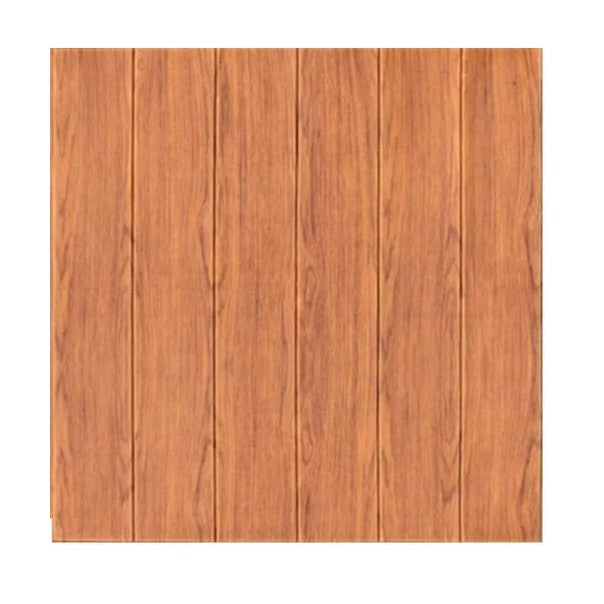 Set 10 Placi Tapet 3D, Klevo, 70 x 70 cm, Grosime 3 mm, din Rasina, Tip Placi de Lemn, Suprafata Acoperita 4.9 mp, Maro Roscat