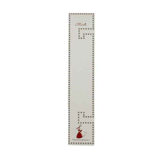 Set 100 Buc Cartonase pentru Bratara Martisor, Klevo, Model Martisor, 15 x 3 cm, Design Traditional de Primavara, Carton Rezistent