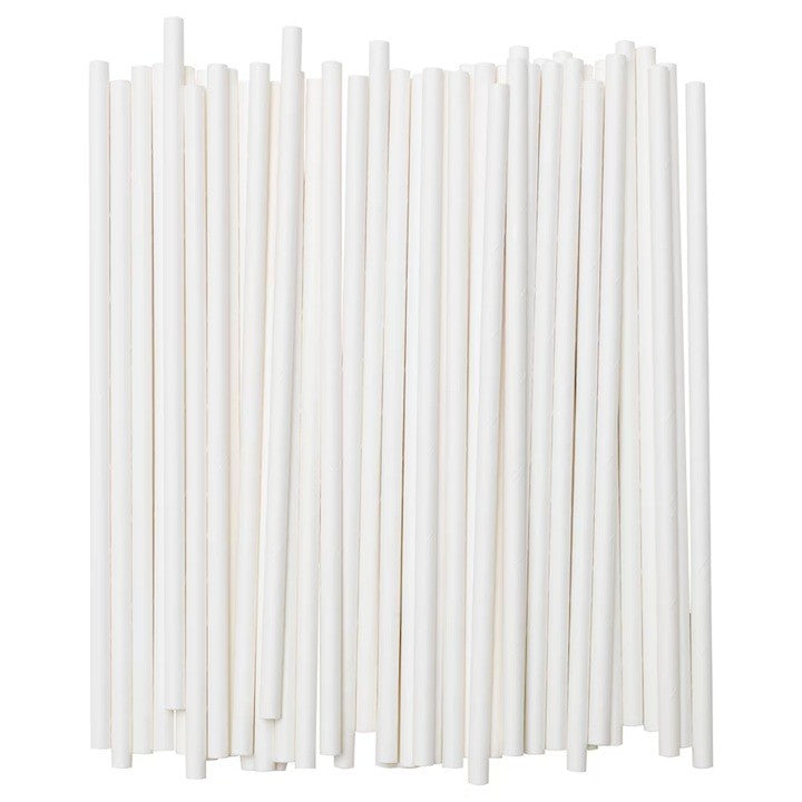 Set 100 Paie, Klevo, din Hartie, 20 cm, Model Uni, Alb