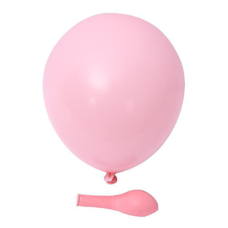 Set 12 Baloane, Klevo, din Latex Macaroon, 30 cm, Roz