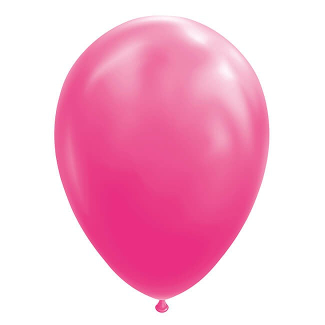 Set 12 Baloane, Klevo, din Latex Standard, 13 cm, Roz