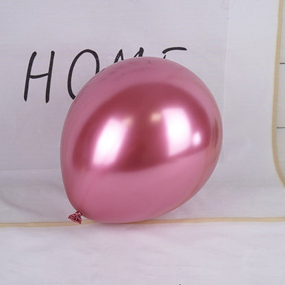 Set 12 Baloane, Klevo, din Latex Chrome, 30 cm, Rosu