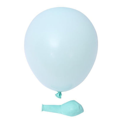 Set 12 Baloane, Klevo, din Latex Macaroon, 30 cm, Albastru