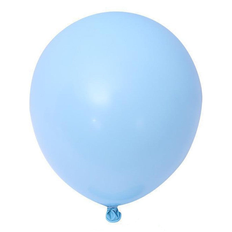 Set 12 Baloane, Klevo, din Latex Macaroon, 30 cm, Bleu