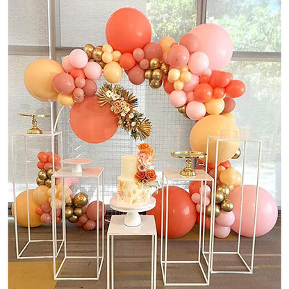 Set 12 Baloane, Klevo, din Latex Macaroon, 30 cm, Rosu