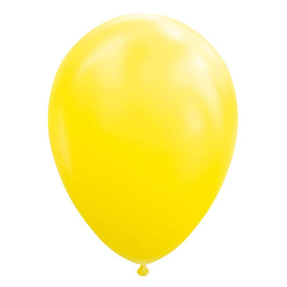Set 12 Baloane, Klevo, din Latex Standard, 13 cm, Galben