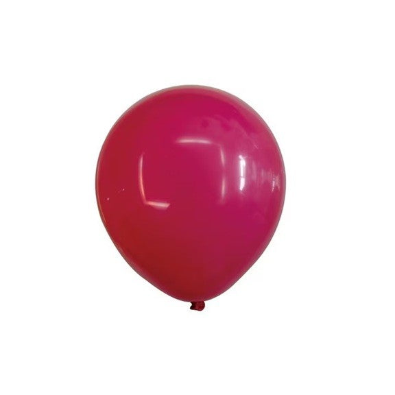 Set 12 Baloane, Klevo, din Latex Standard, 13 cm, Roz Zmeura