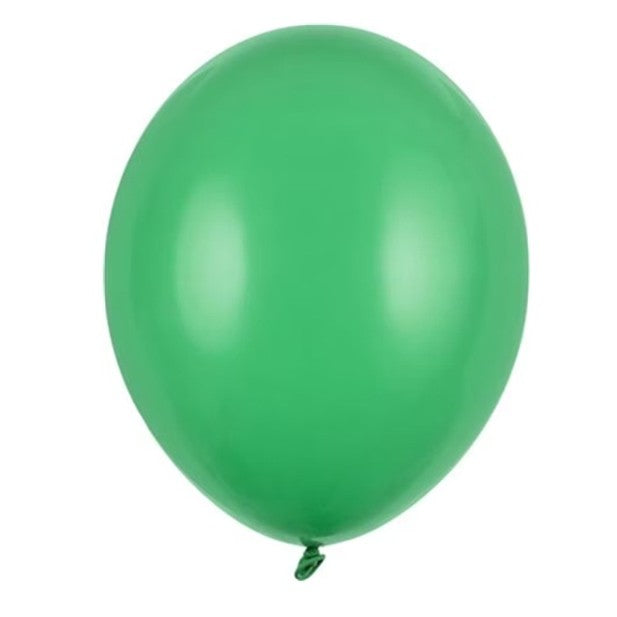 Set 12 Baloane, Klevo, din Latex Standard, 13 cm, Verde